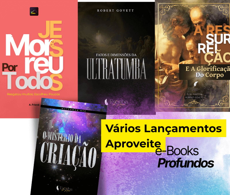 Lançamento de Vários Livros – ‘Jesus Morreu por Todos’; ‘Fatos e Dimensões da Ultratumba’; ‘Ressurreição e a Glorificação do Corpo’; ‘O Mistério da Criação’